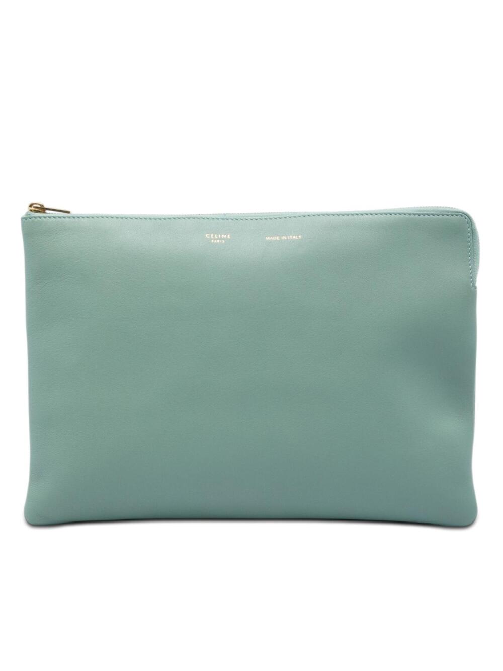 Celine Lambskin Solo Clutch Pre-Loved #319948C42B